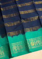 Traditional Madurai Sungudi Cotton Saree With Blouse Piece