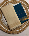 Traditional Madurai Sungudi Cotton Saree with Blouse Piece