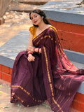 Traditional Madurai Sungudi Cotton Saree with Blouse Piece